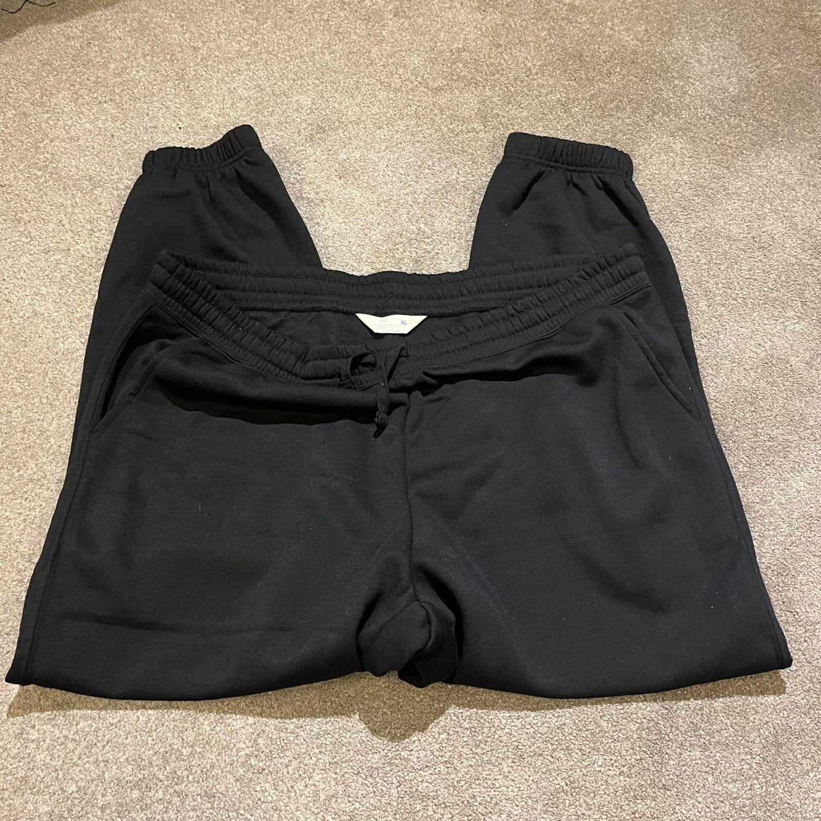 BNWT Primark Regular Fit Black Joggers Size XL