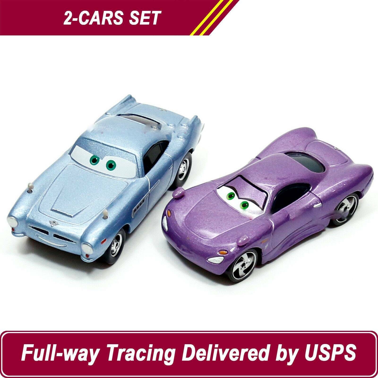 2X Mattel Disney Pixar Cars Finn McMissile Holley Shiftwell 1:55 Diecast Boy Toy