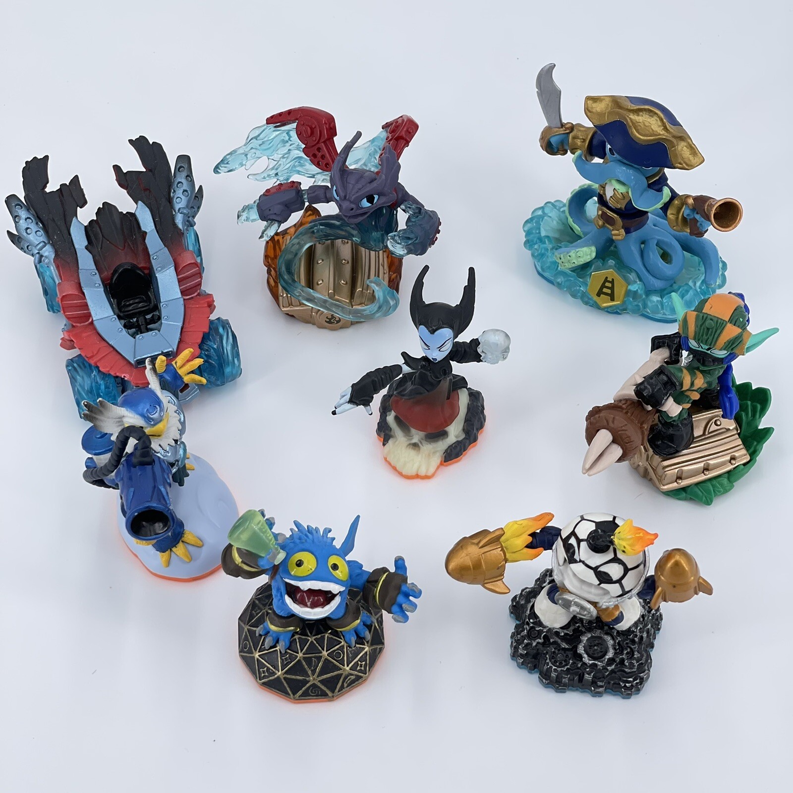 Lot of 8 Skylanders Figures & More- All Tested