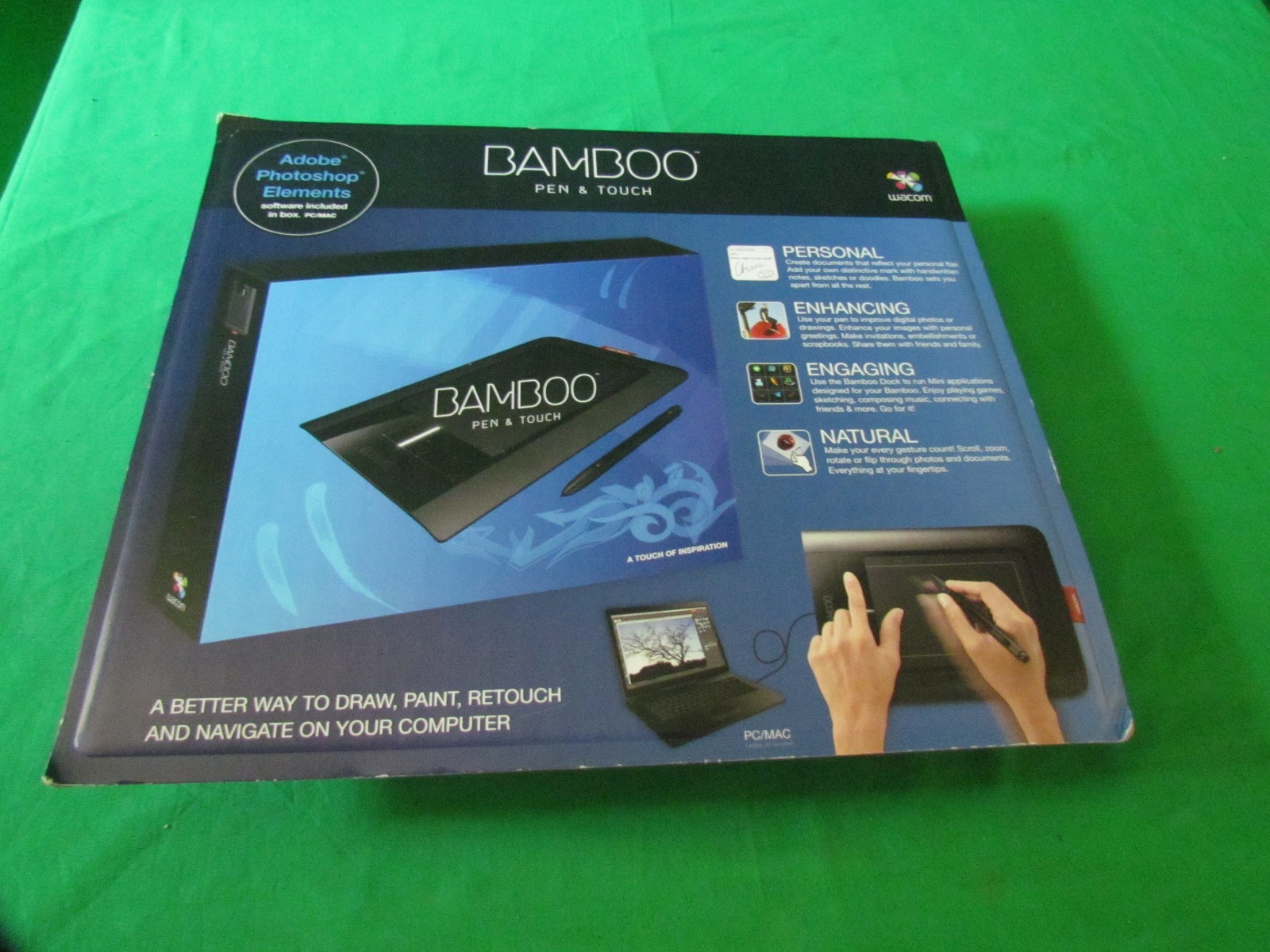 Wacom Bamboo Pen and Touch Model CTH460BP Graphics Tablet New Sealed