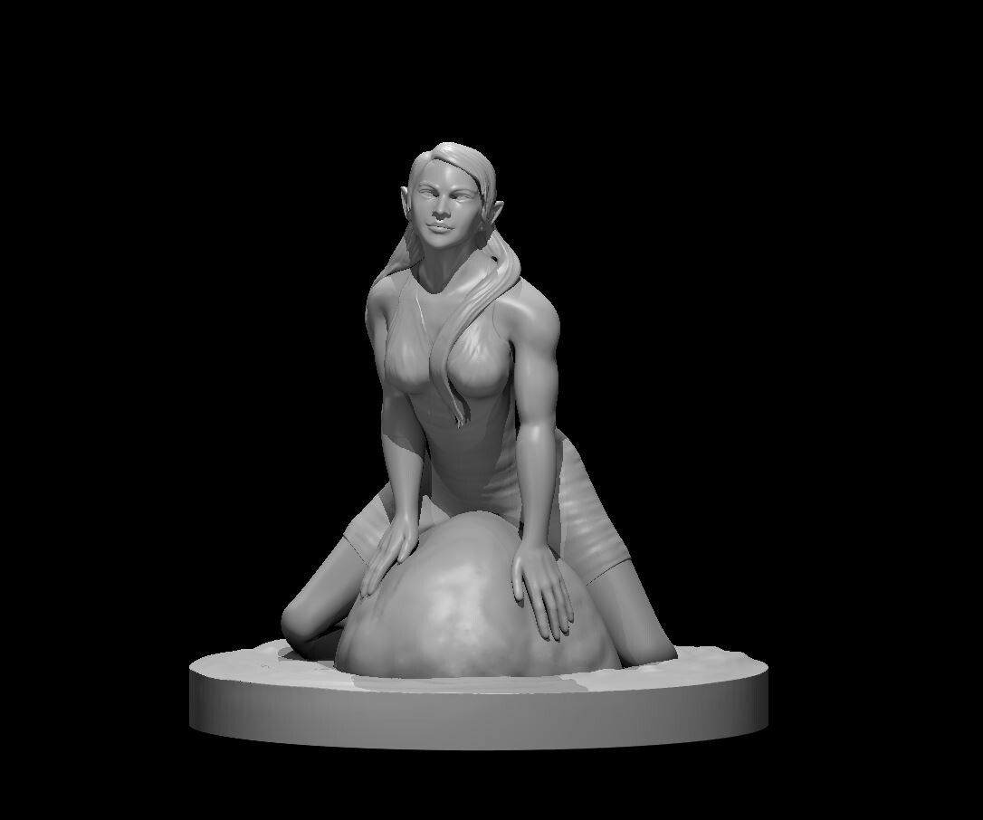 River Siren Creature NPC Monster Manual 28mm Scale DND D&D Tabletop Mini