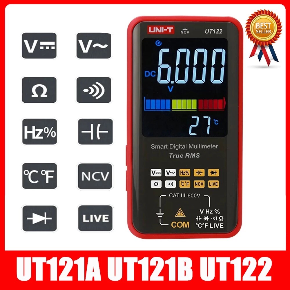 UNI-T UT121A UT121B UT122 Digital Multimeter Voltage Frequency Dual Display