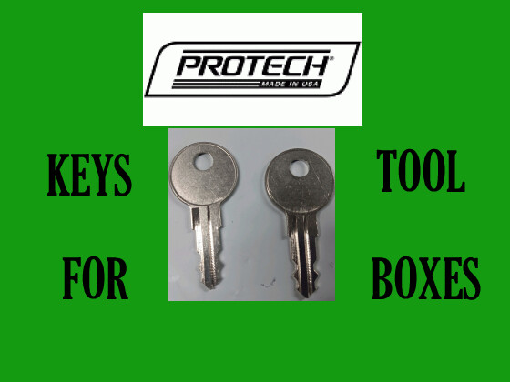 PROTECH P201 - P230 SET OF 2 KEYS TOOLBOX TOOL CHEST CABINET FREE SHIPPING
