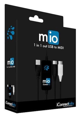 IConnectivity MIO 1 in 1 out MIDI to USB Interface FreeShip