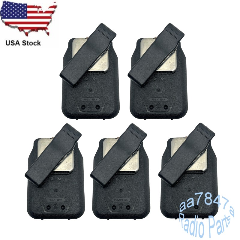 5X PMLN7559 Radio Carry Holster W/ Belt Clip For DP3441 DP3661 PMNN4440 Battery