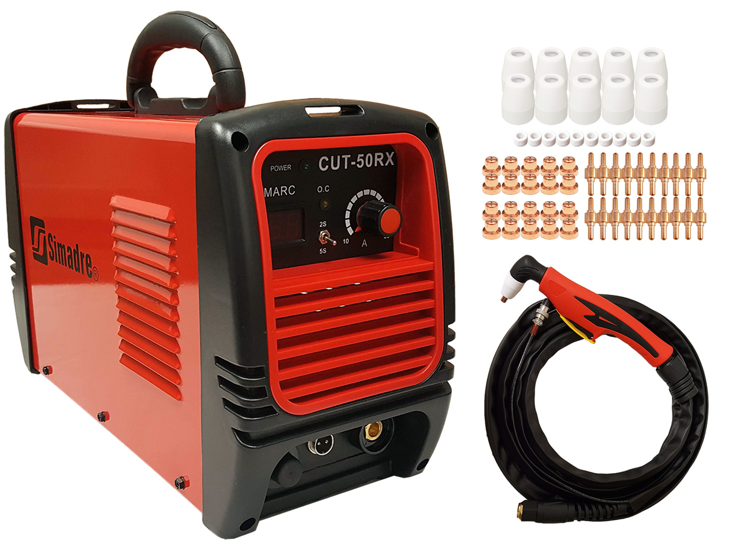 PLASMA CUTTER 60 CONS SIMADRE 50RX 110/220V 50 AMP 1/2" CLEAN CUT POWER TORCH