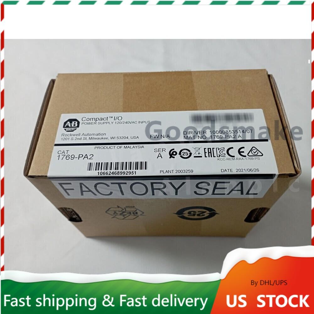 New Sealed Allen-Bradley 1769-PA2 CompactLogix Power Supply 1769PA2 US Free Tax