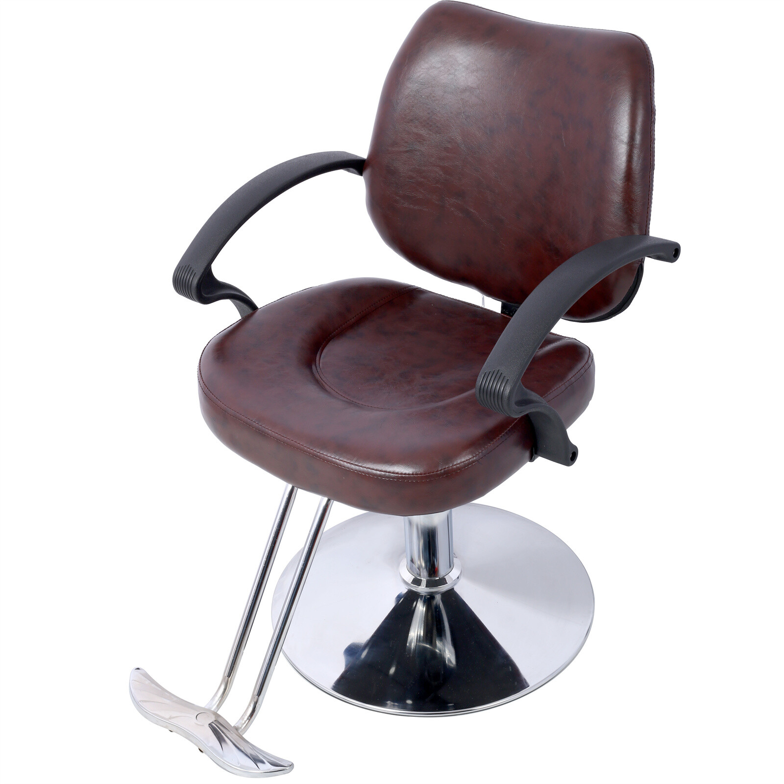 PU Hair Salon Chair Styling Hydraulic Profession Barber Chair with Barber Cape