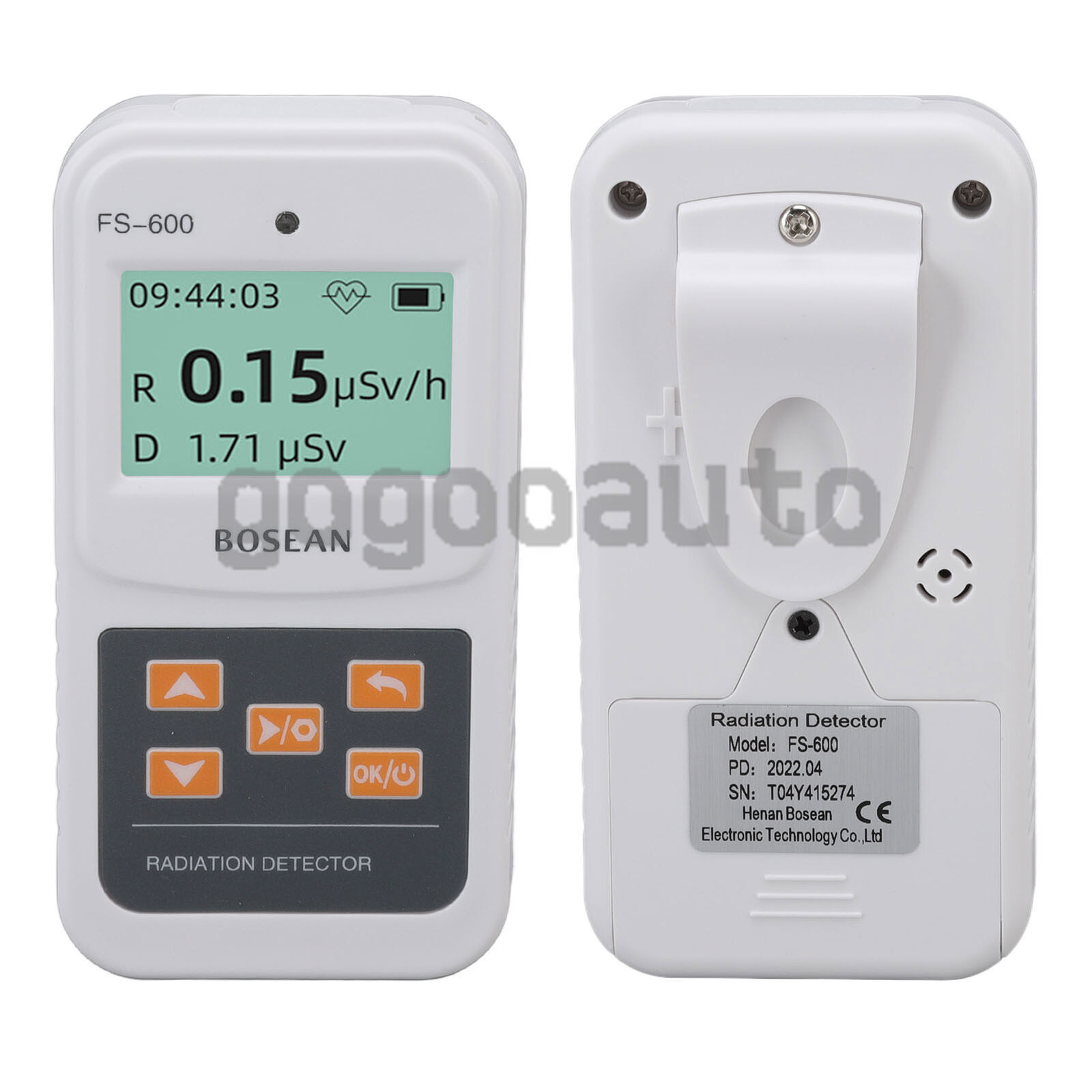 Nuclear Radiation Detector Double Alarm Function Geiger Counter For Industry SPL