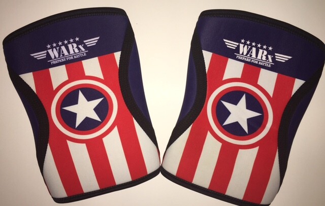 Compression Knee Sleeves for Weightlifting, Powerlifting & CrossFit: 5MM & 7MM
