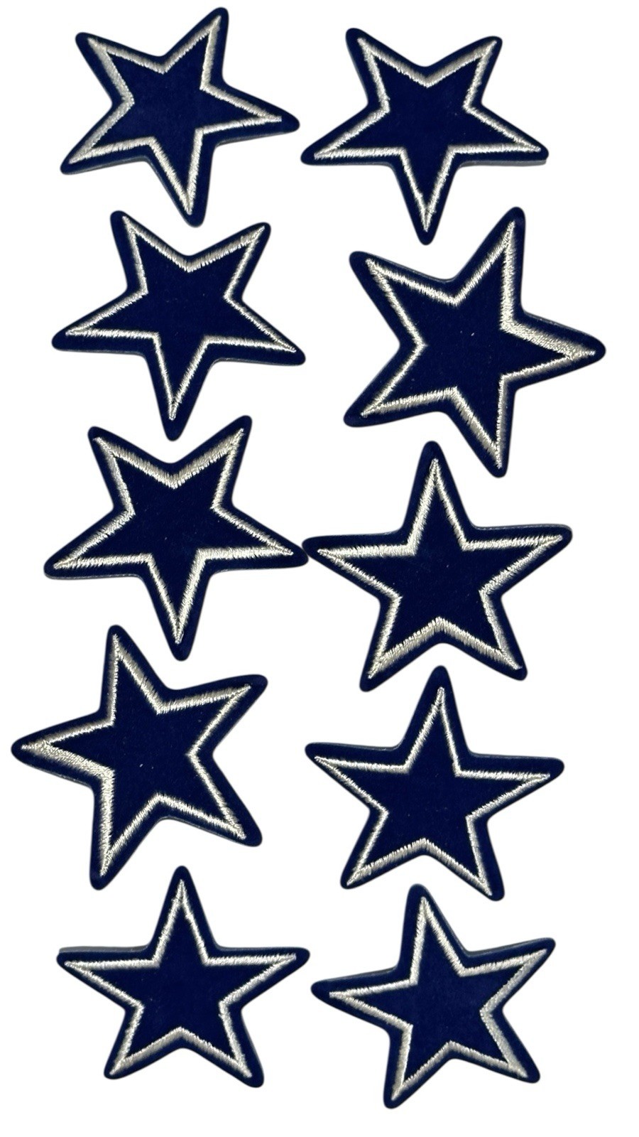 Lot Of 10  Dallas Cowboys Star Logo Embroidered Patch Iron-on