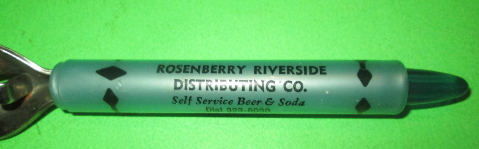 VTG  ROSENBERRY RIVERSIDE DISTRIBUTING BEER SODA CAN BOTTLE OPENER POTTSTOWN PA