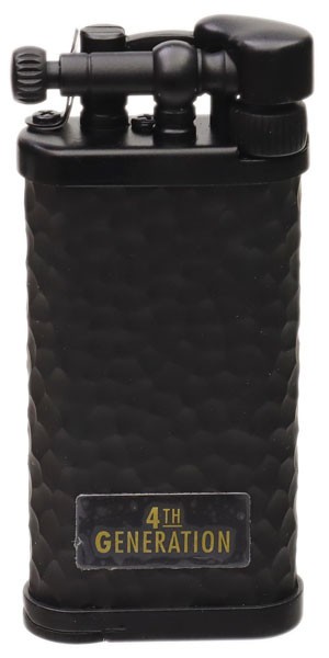 4th Generation IM Corona Old Boy Perique Black Soft Flame Pipe Lighter - 7964