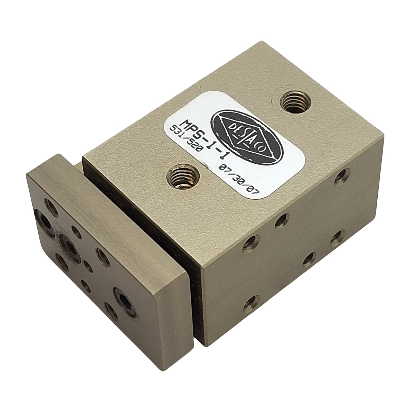 Destaco MPS-1-1 Precision Mini Power Slide, ø0.438in Bore, 0.5in Stroke, 15lbf