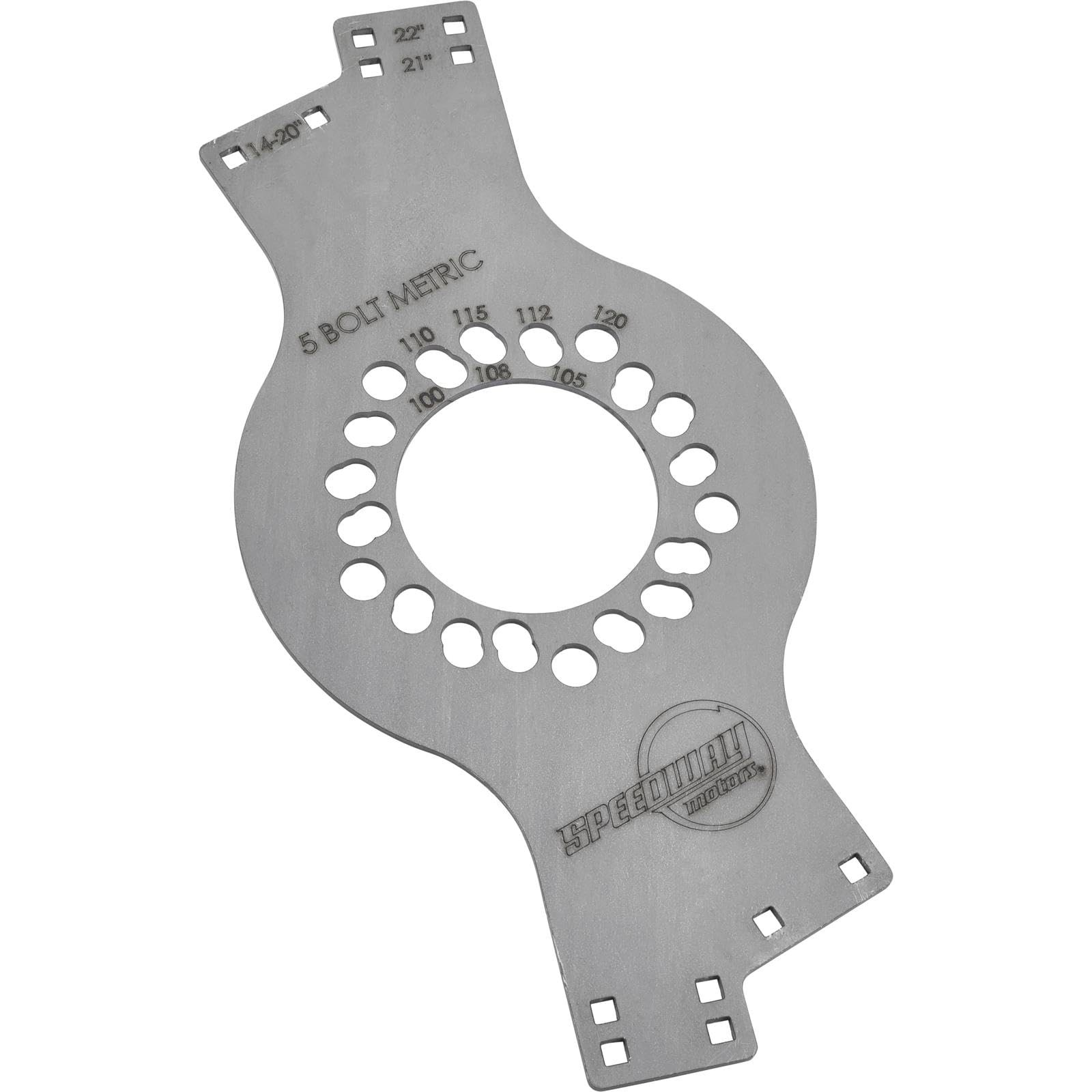 Speedway Motors WheelWise™ 5-Lug Wheel Fitment Tool Center 5-Lug, Plain