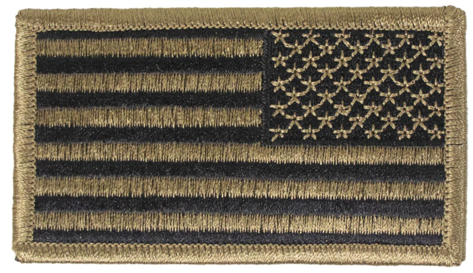 1 US Military Hook Reverse US Flag Patch Camouflage OCP 2F3