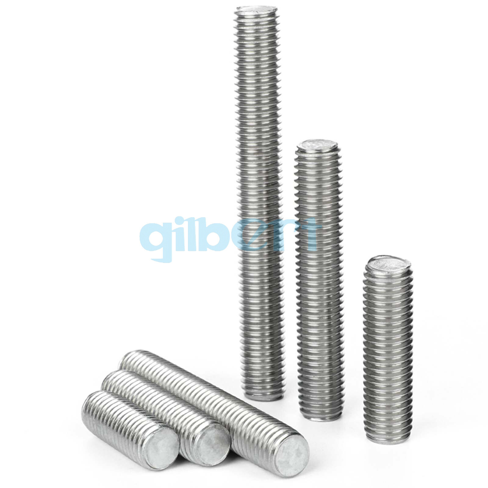 M6 M8 304 Stainless Steel Full Thread Rod Screw Rod Headless Bolt Full Stud