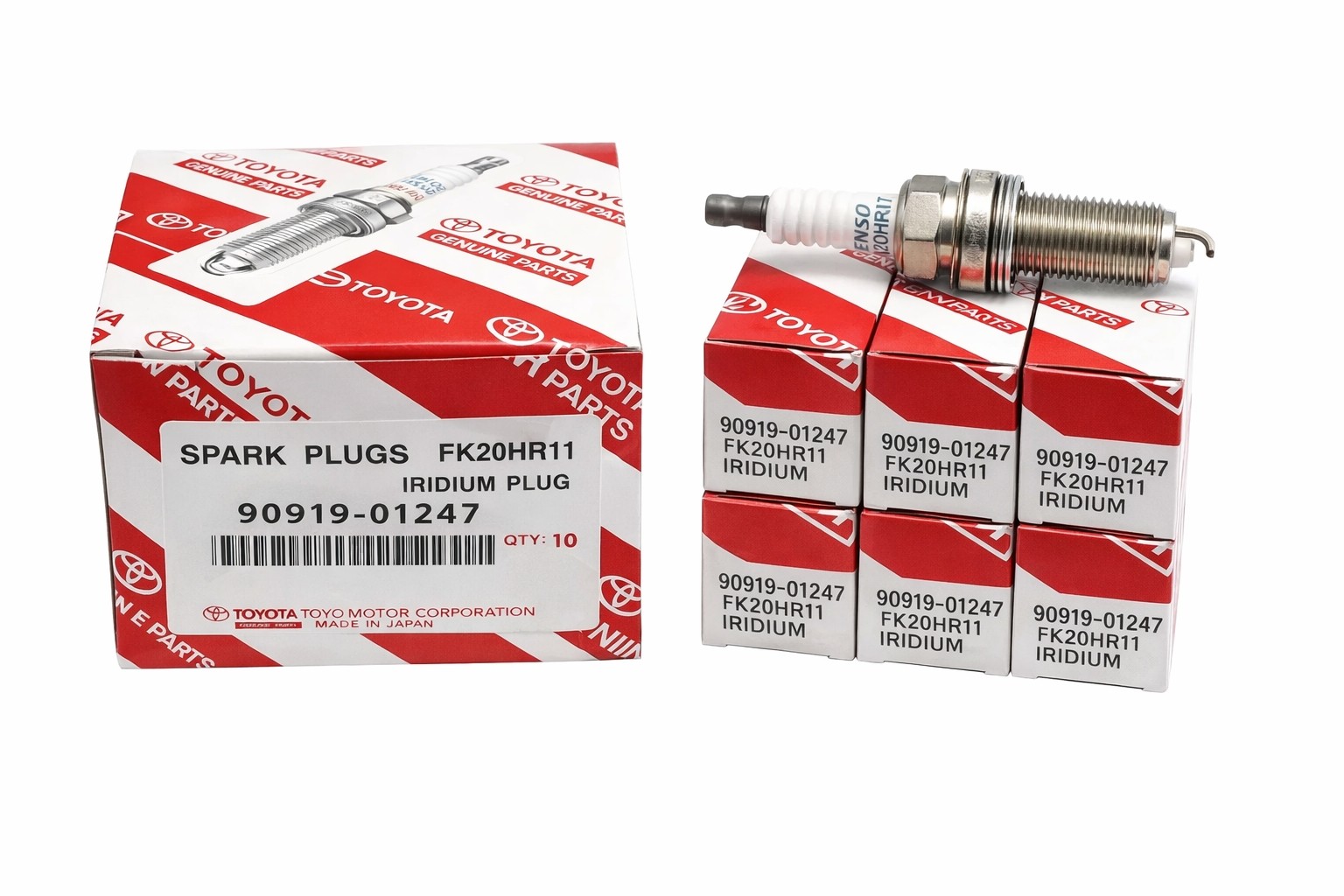 Genuine OEM Spark Plug For Toyota Avalon, Sienna, Highlander, Camry 9091901247