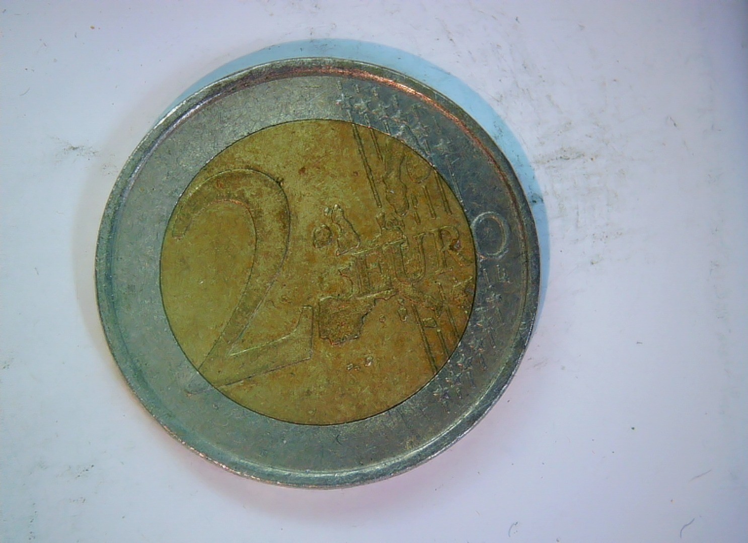 Spain 2002 2 Euro Spanish 2 Euro (King Juan Carlos I, 1st portrait) Coin