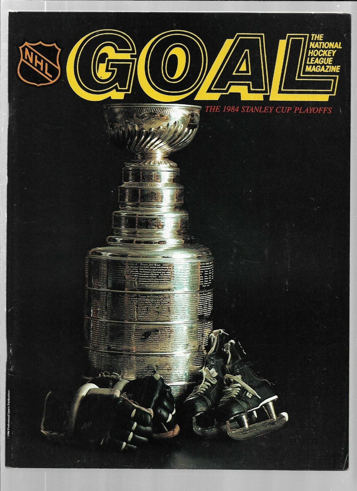 1984 Islanders vs Rangers Patrick Division Semi-Finals Hockey Program  EX