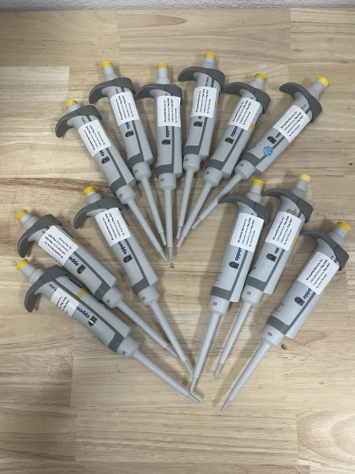 Eppendorf Research Plus 20ul P20 Single Channel Pipette Calibrated May 2026