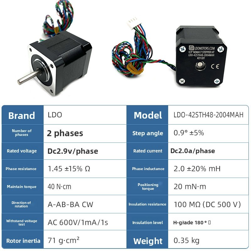 Original LDO-42STH48-2004AC LDO-42STH48-2004MAH motor for 3D printer
