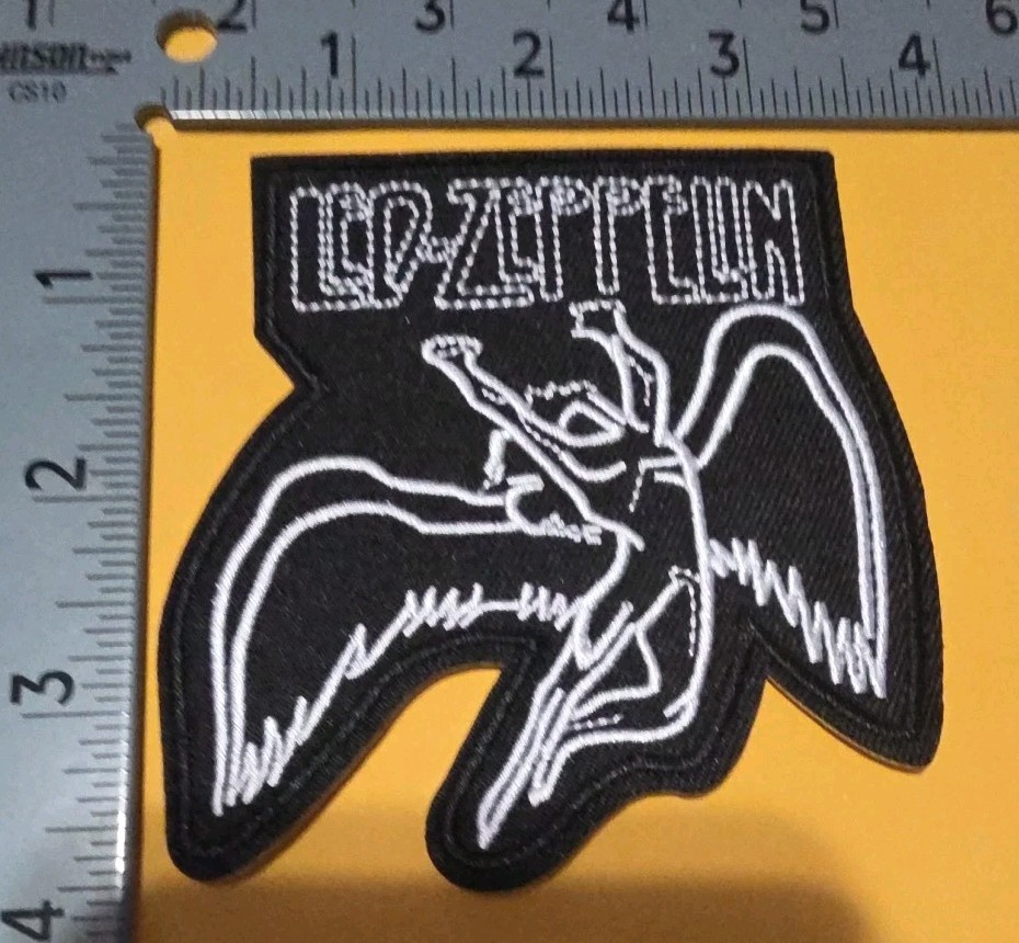 Led Zeppelin Angel Embroidered Iron/Sew On Band Patch