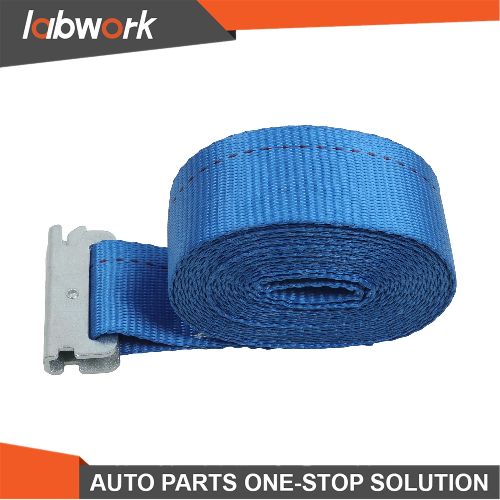 Labwork E Track Tie-Down Rail Kit 2× 5' E Track Rails 12’ 16’ 20’ Ratchet Straps