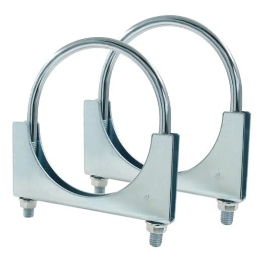 4" U Heavy Duty U-Bolt Clamp, 4 Inch Stainless Steel Muffler Clamps 4Inch