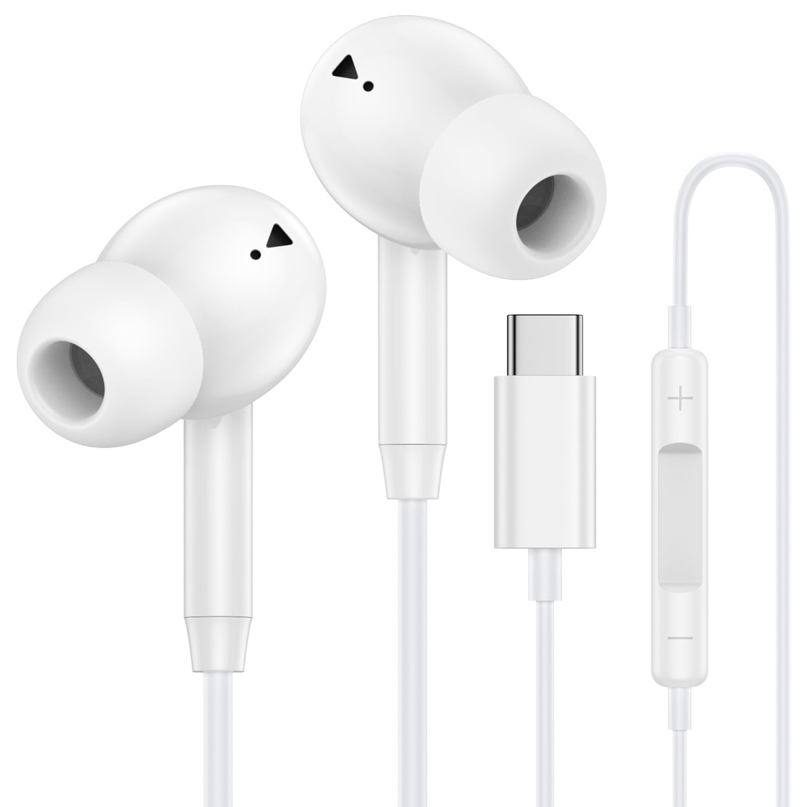 Wired USB C Earbuds for Phones