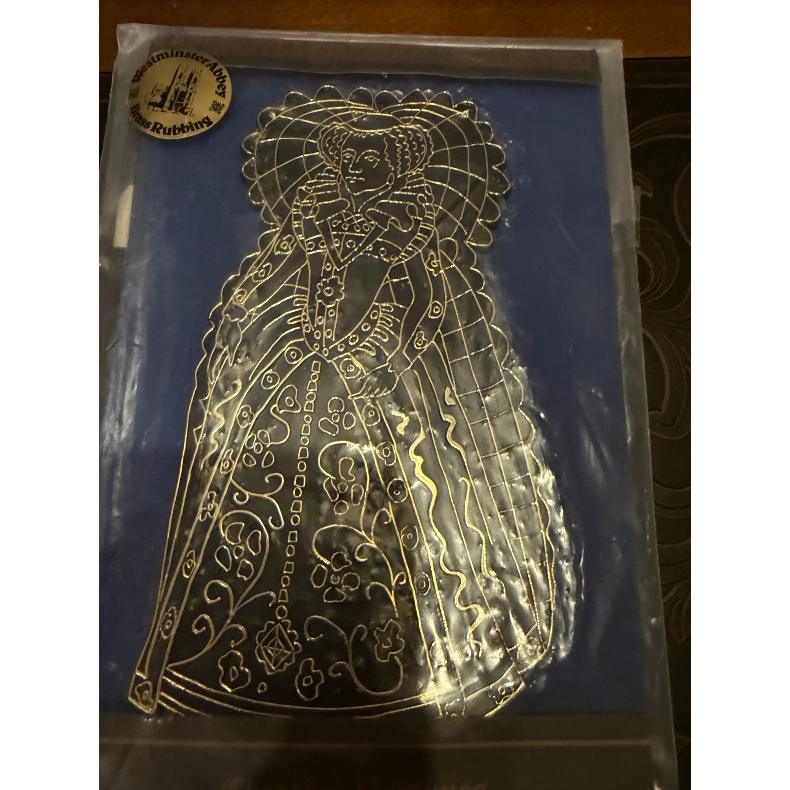 Creative Pastimes MARY QUEEN Of SCOTS Brass Rubbing Kit 1978