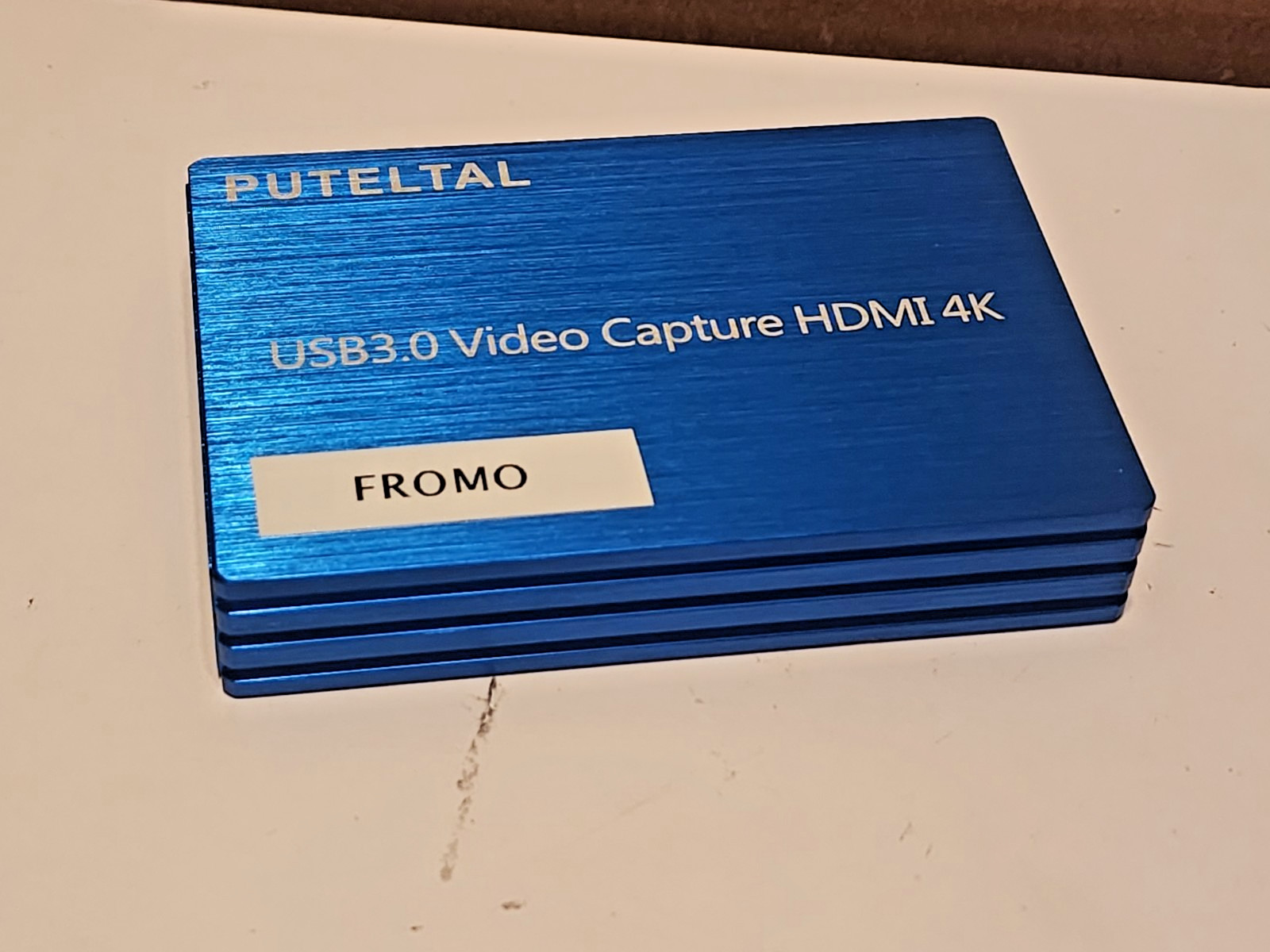 PUTELTAL HDMI INTERFACE TO USB 3.0 VIDEO CAPTURE HDMI 4K BLUE -  WINDOWS / LINUX