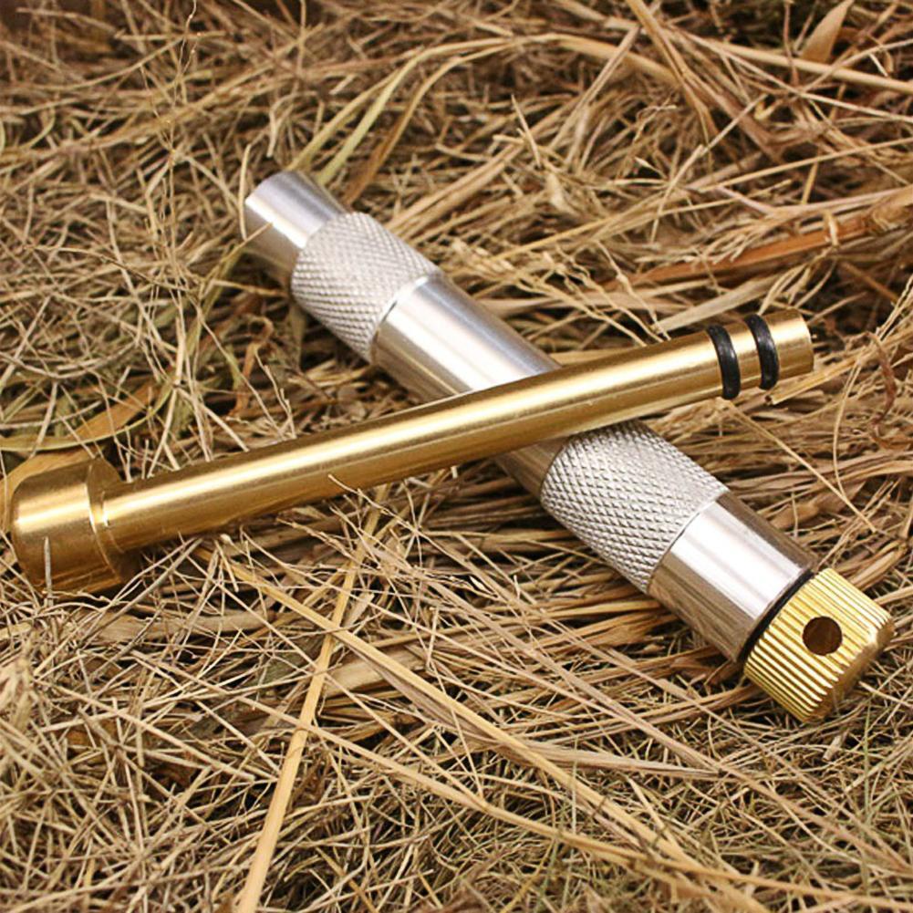 Metal Fire Piston Camping Fire Outdoor Mini Piston Lightweight Aluminum Camping