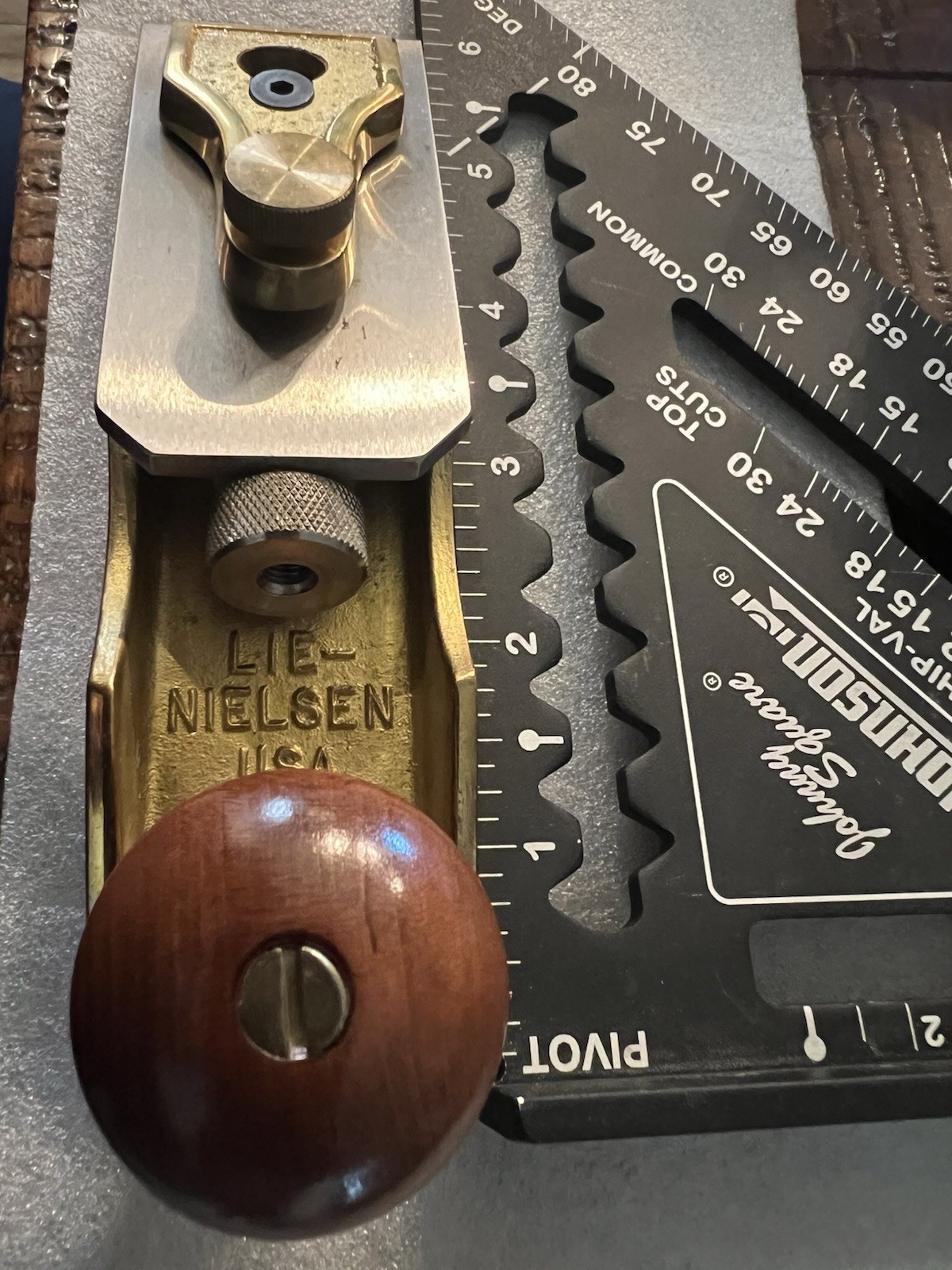 Lie-Nielsen Small Chisel Plane Steel Blade, Box & Paperwork