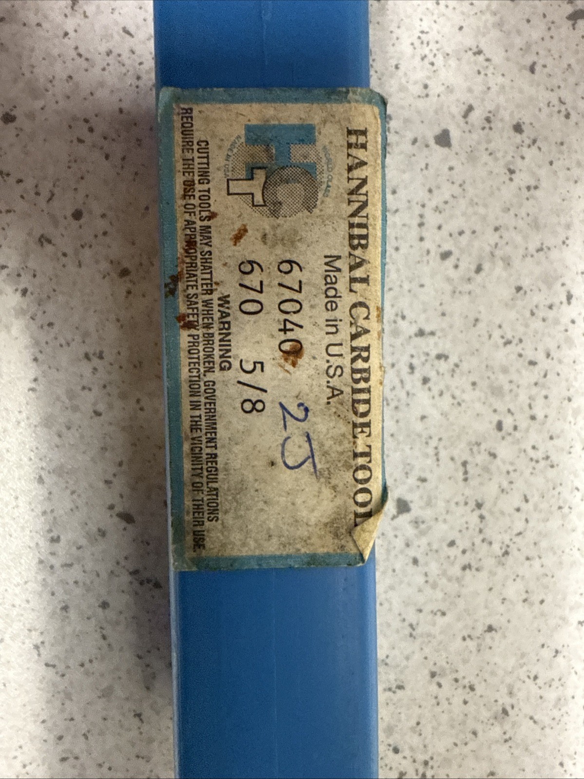 Hannibal Carbide Tool - new 67040. 5/8