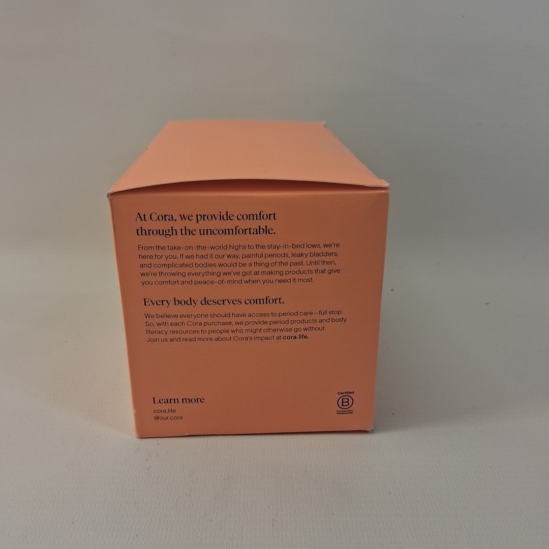 Cora Compact Applicator Tampons, 100% Organic Cotton, 32 ct.