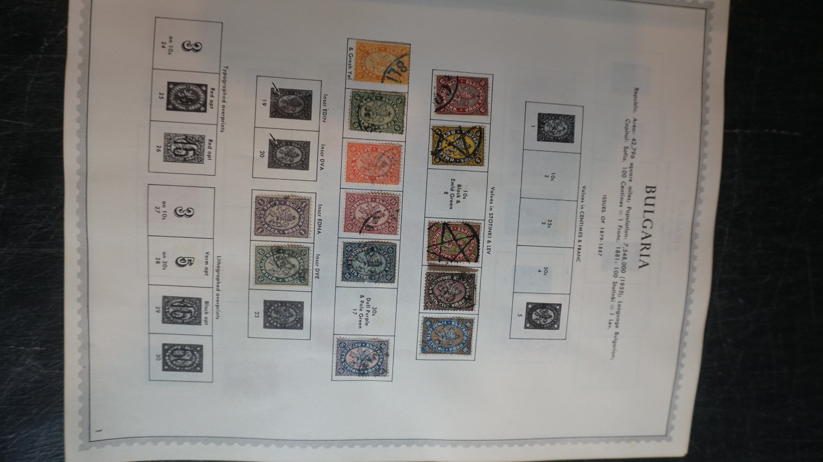Super nice Bulgaria collection in album