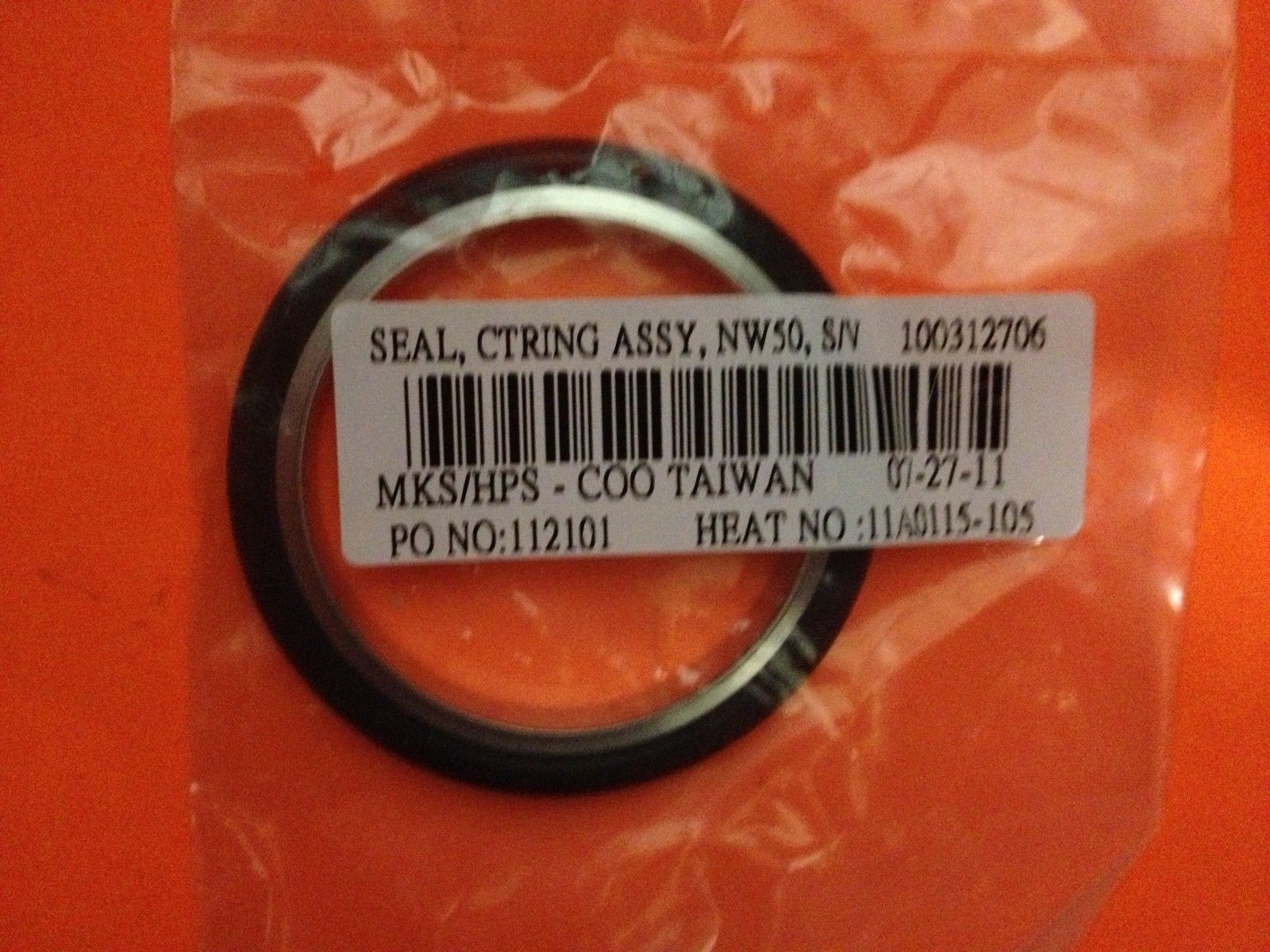 MKS HPS Seal Centering Assy NW50 (New) -- 100312706 --  Lot of 4