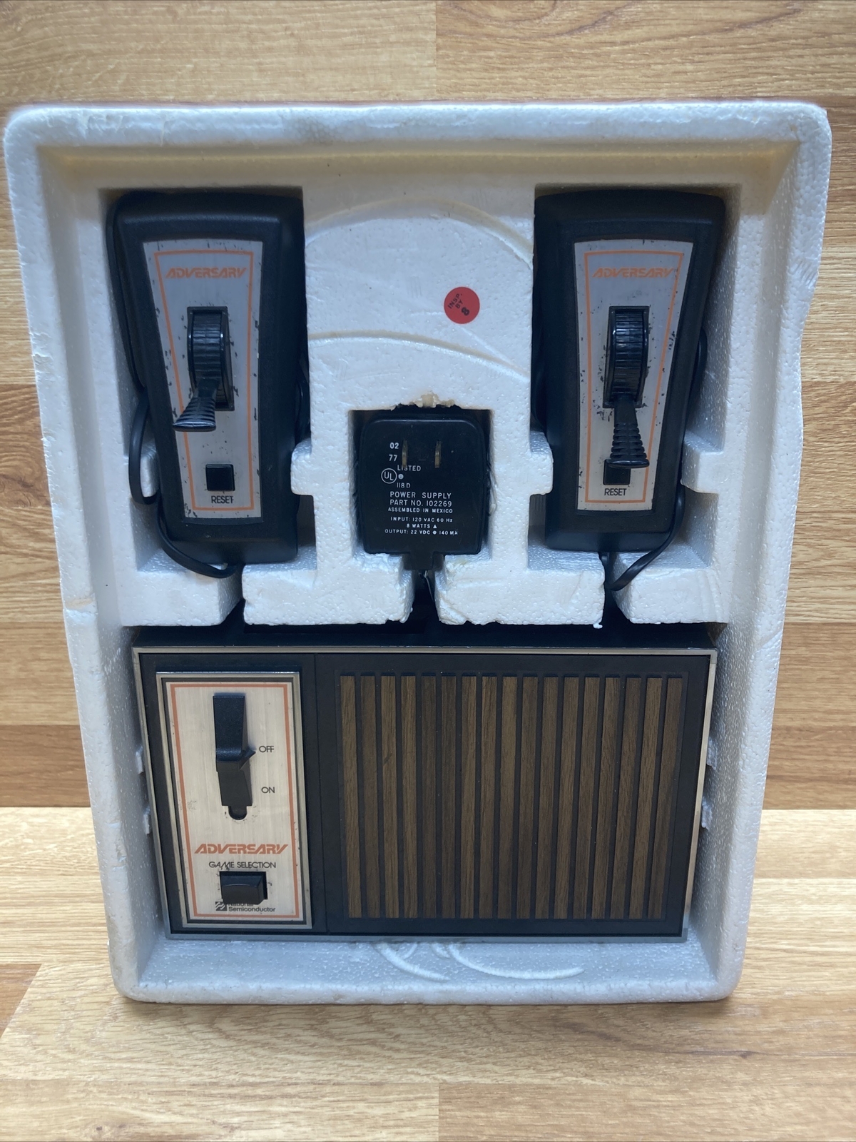 CLASSIC ADVERSARY NATIONAL SEMICONDUCTOR 1976 VIDEO GAME CONSOLE Tested Qik Ship