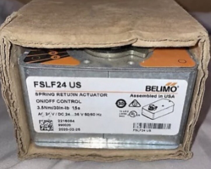 BELIMO FSLF24 US; DAMPER ACTUATOR; SPRING RETURN 24VAC/VDC