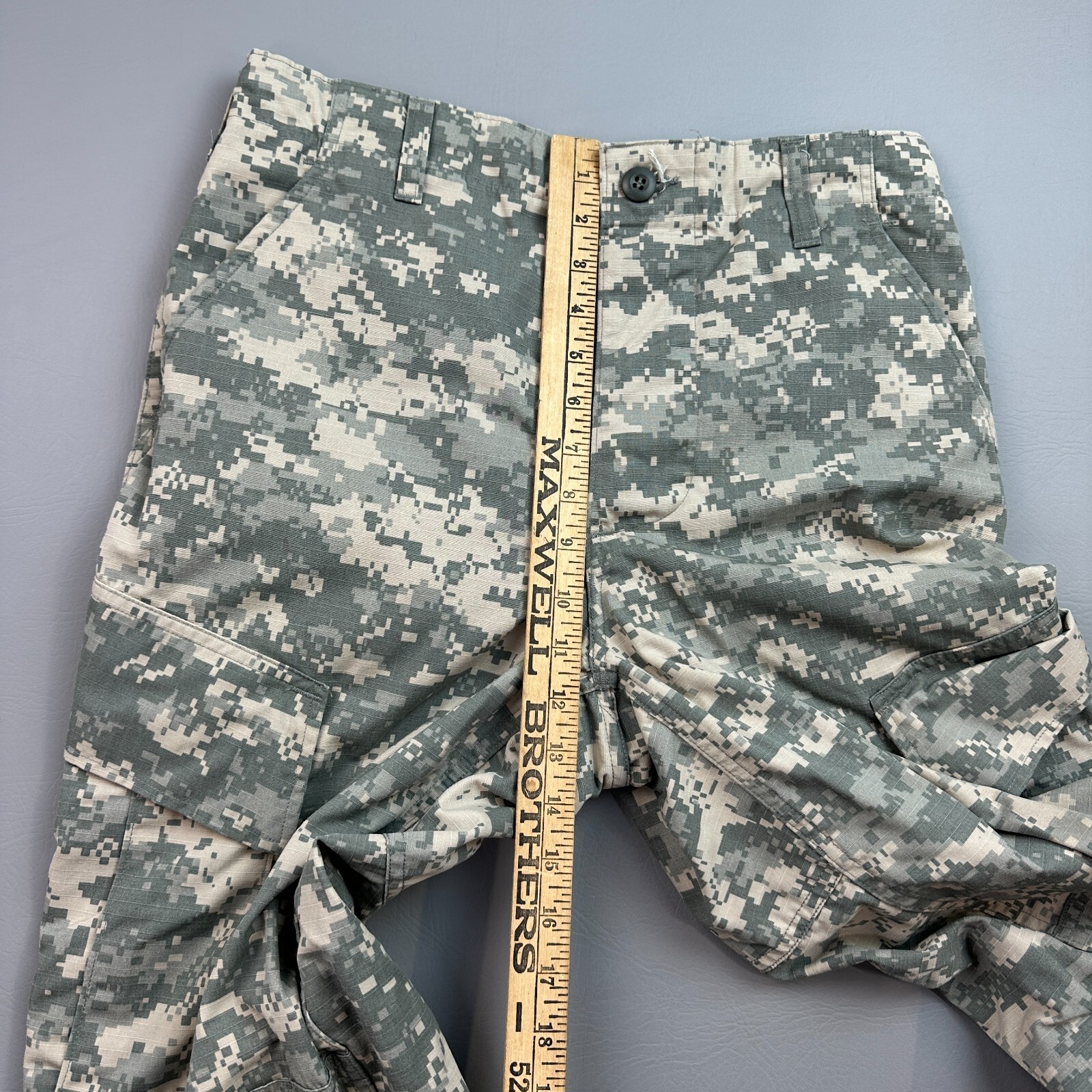 US Army Combat Pants Mens Small Long 30x34 Digital Camo Trouser Insect Guard