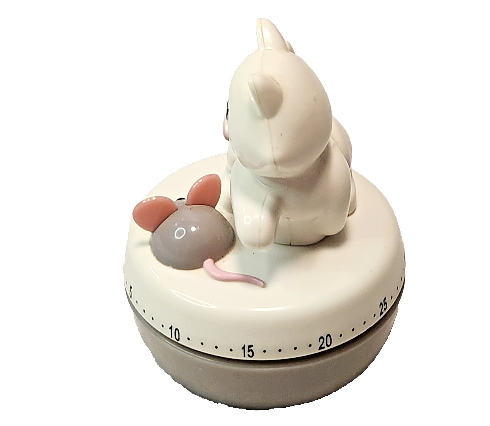 Adorable Kitten Kitty Cat Chasing Mouse 60-Minute Kitchen Egg Cooking Timer