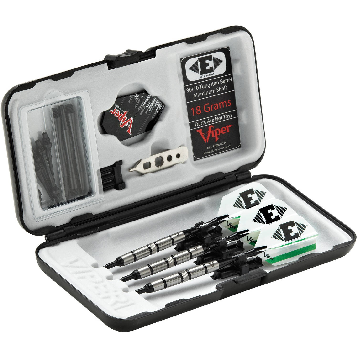 Viper Element Tungsten Soft Tip Darts Shark Kin Barrel 18 Grams