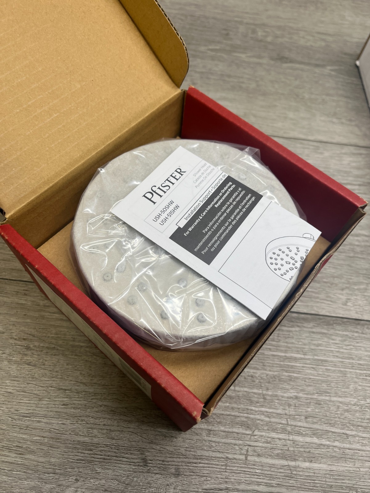 Pfister USH-50SHWD Modern Round 1.75 GPM Multi-Function Shower Head