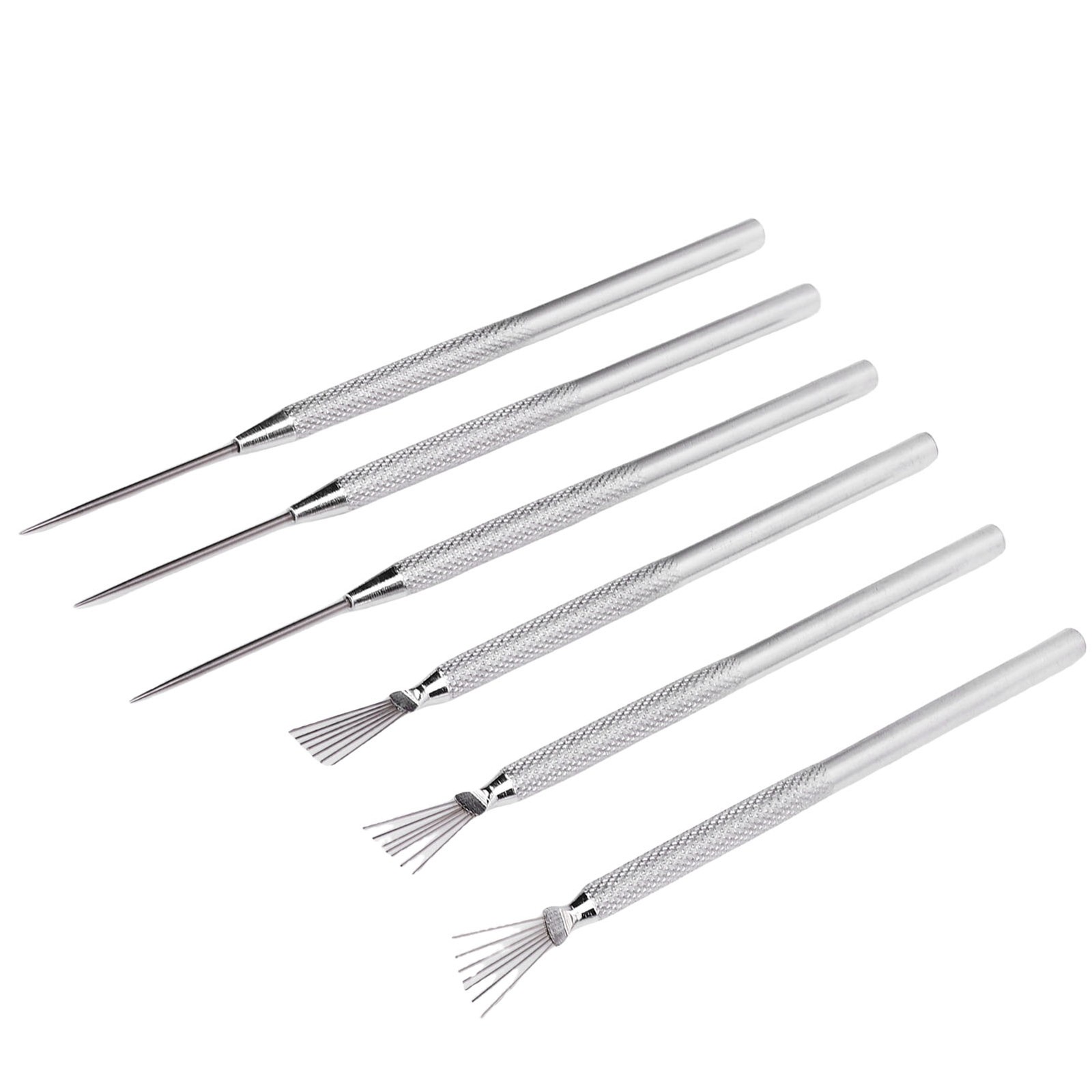Complete Clay Needle Tools Set For Pottery - Ergonomic Handles Included