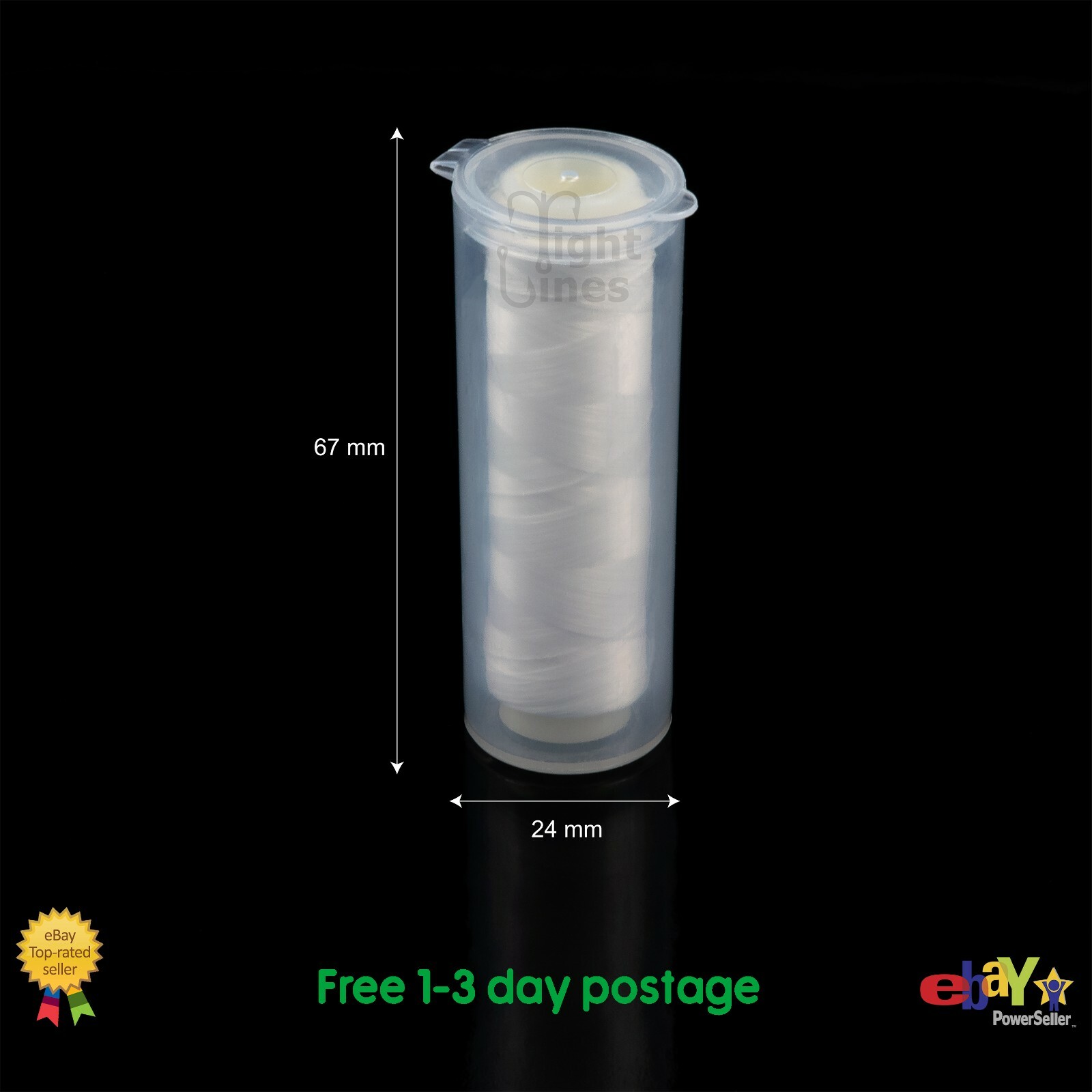 Fishing Bait Elastic with Tube Dispenser 200m-Sea & Pike Fishing - Dead Bait Rig