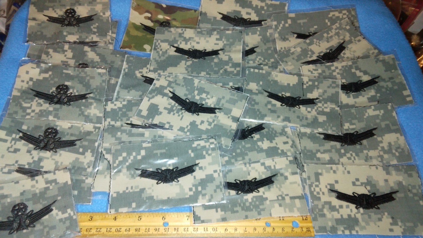 LOT OF 27 U.S.ARMY ACU SPACE & MISSILE Badges Sew-On PATCHES - NEW