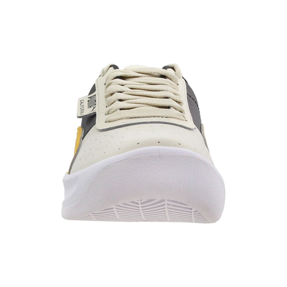 PUMA California Tol Logo Lace Up Womens Off White Sneakers Casual Shoes 370315-