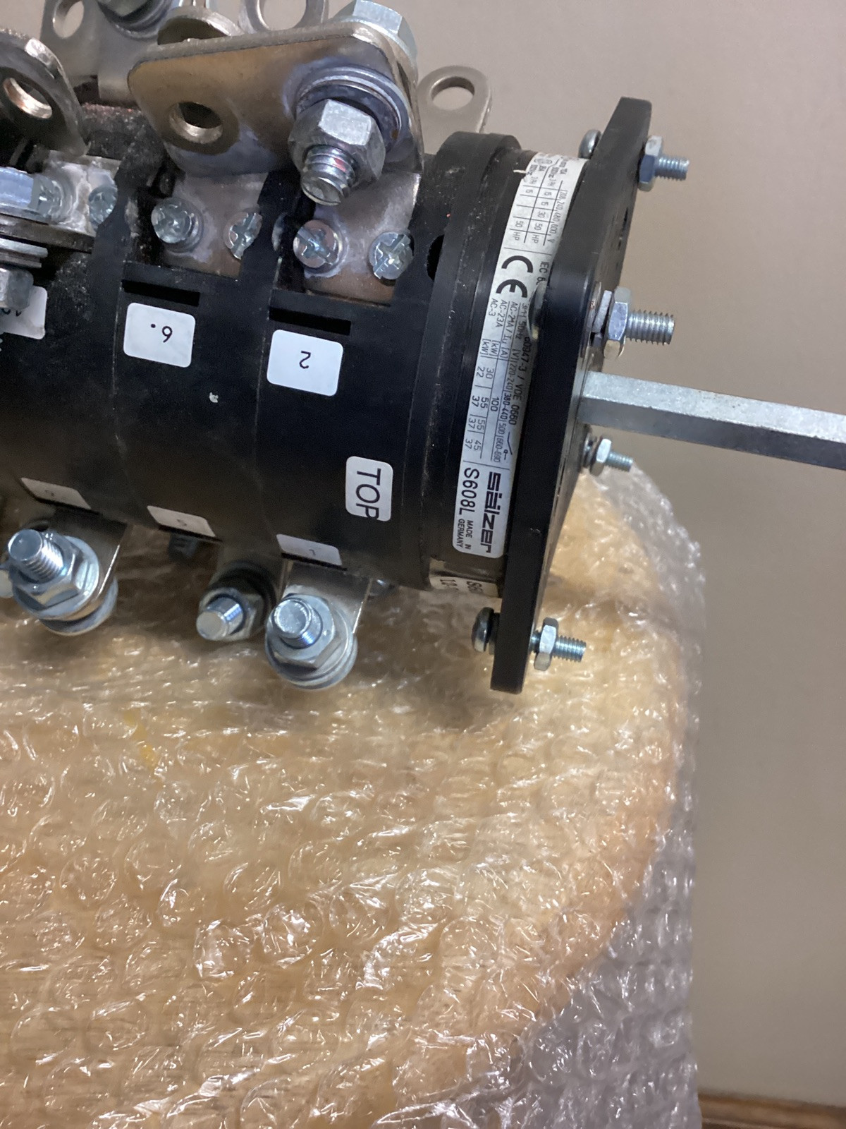 SALZER 608L Rotary Cam Switch With S213