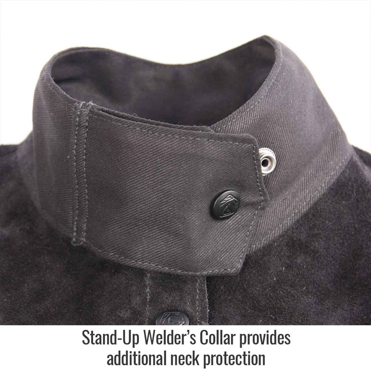 Black Stallion JH1515-NB AngelFire Women's Hybrid Welding Jacket Navy Black XLG